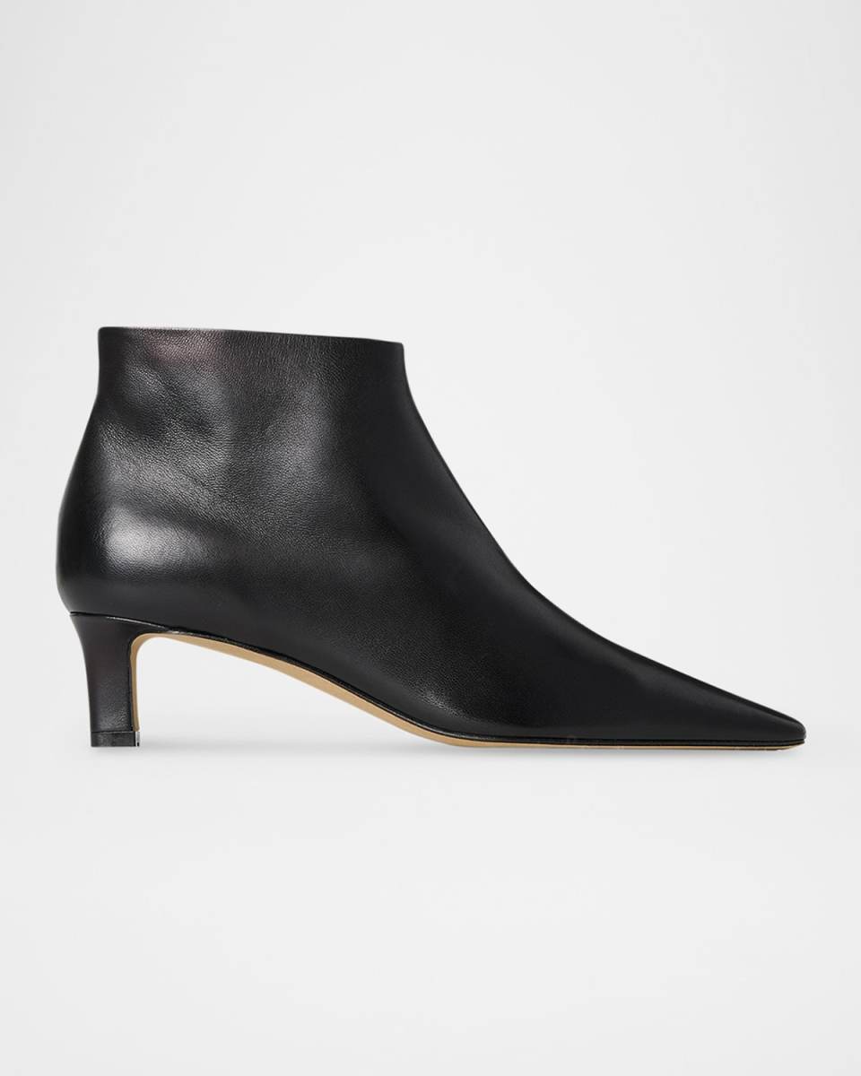 Carla Nappa Leather Booties